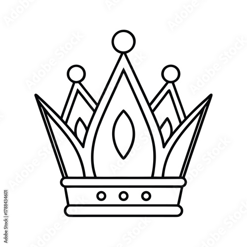crown isolated on white
