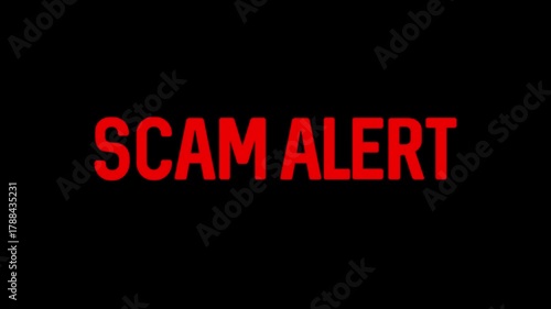 scam alert text