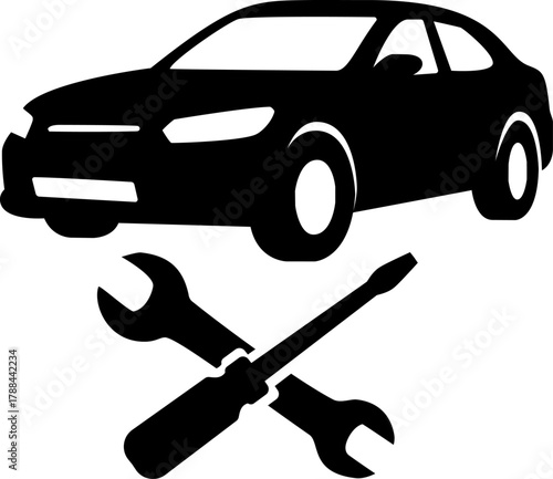 Logo for a mechanical garage