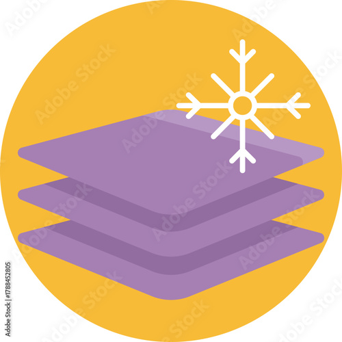 Represents material that prevents snow from sticking or soaking into the fabric surface.