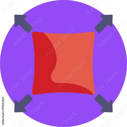 Indicates that the fabric has stretchable properties for added comfort and flexibility.