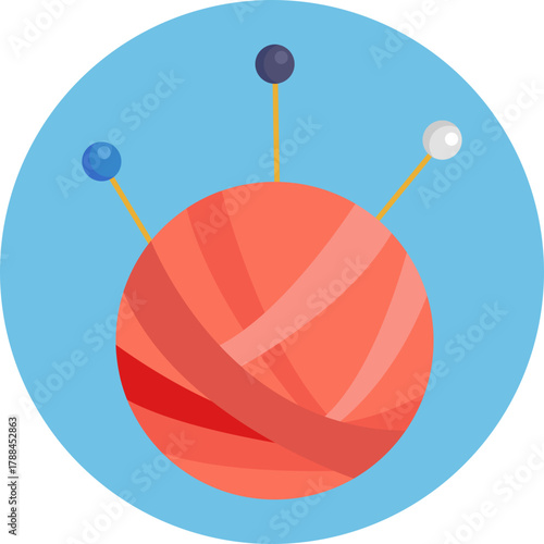 A bundle of yarn used for knitting, weaving, or sewing fabrics.