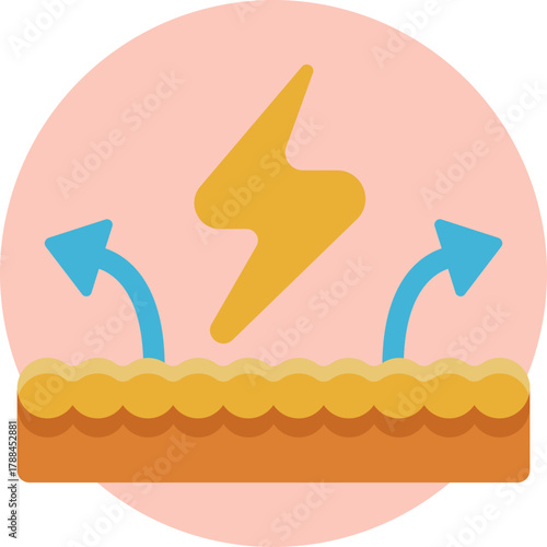 Prevents static electricity buildup in the fabric.