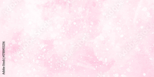 Abstract beautiful decorative and lovely soft pink grunge paint watercolor with bokeh background. watercolor smoke background texture. fantasy smooth light pink watercolor paper texture background.