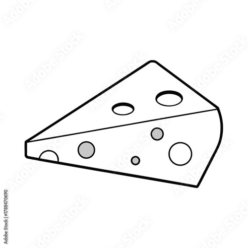 simple, black and white icon often used for dairy products