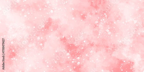 Abstract beautiful decorative and lovely soft pink grunge paint watercolor with bokeh background. watercolor smoke background texture. fantasy smooth light pink watercolor paper texture background.