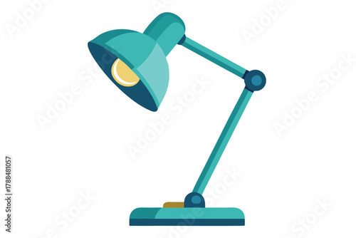 desk lamp on white background