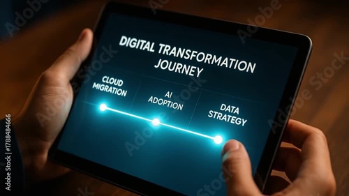 Digital Transformation Journey Embracing Cloud Migration, AI Adoption, and Data Strategy for Business Innovation and Technology Evolution