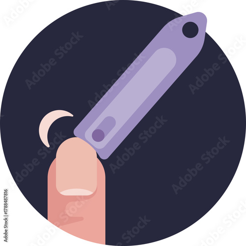 A small handheld tool used for trimming fingernails and toenails.