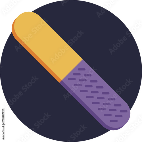 A tool used to shape and smooth nails.