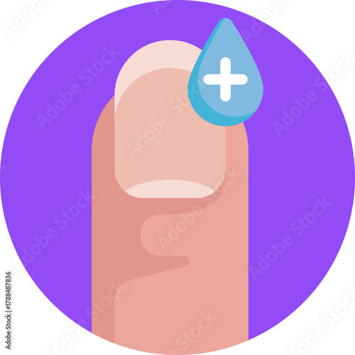 Nail care session – Represents professional nail treatment for shaping, cleaning, and polishing nails.