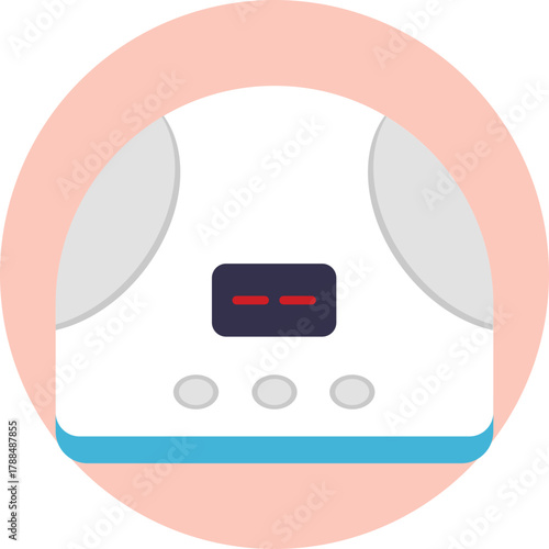 Salon accessory that blows air or uses UV/LED light to dry nails.