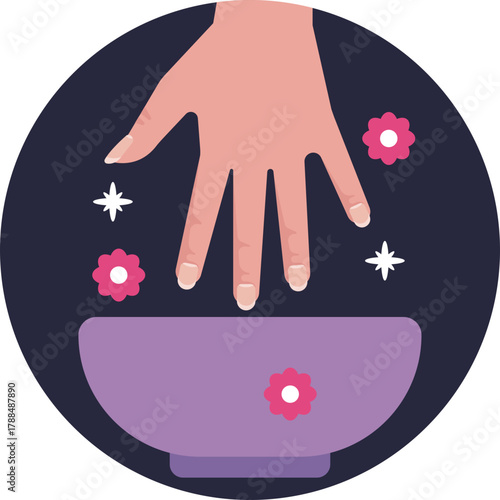 A clean, polished fingernail ready to show off.