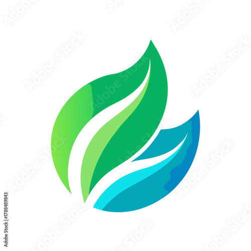 green leaf logo