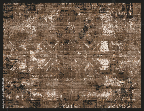 Wild textur earthly tones hand drawn abstract nature brushstrokes, modern geo pattern design weaving fabric jacquard background