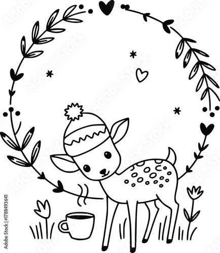 Christmas Wreaths SVG, Plotter, Wreath and Advent Wreath Frame, Animals SVG