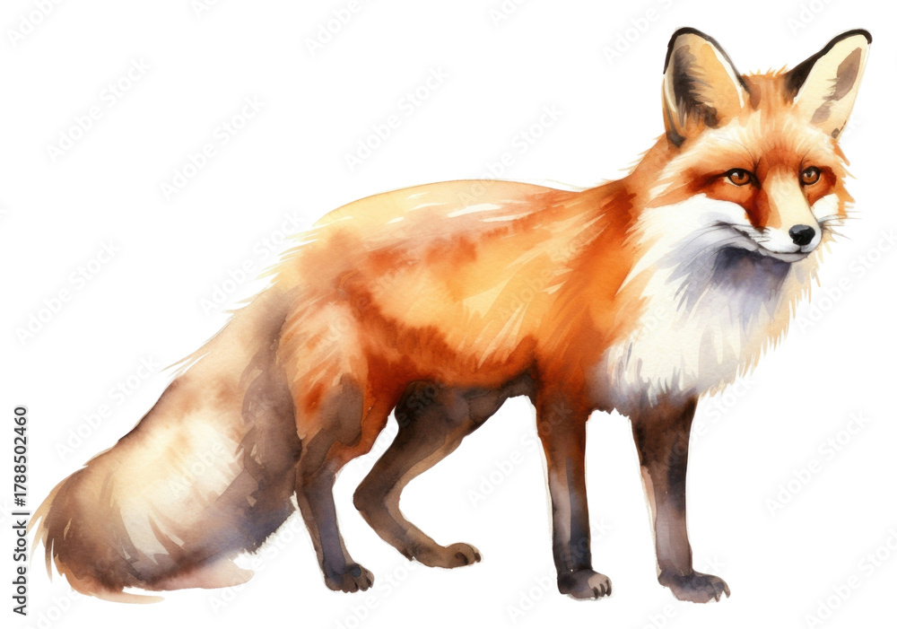 Naklejka premium PNG Fox fox animal mammal.