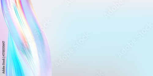 Ethereal holographic motion blending luminous tones into endless flow.