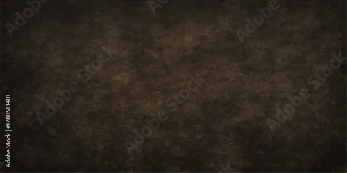 Dark textured grunge background with vintage aged paper and rough black paint design