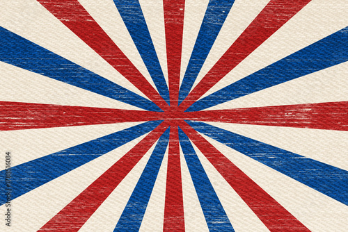 Retro grunge ray sun burst with stars abstract background