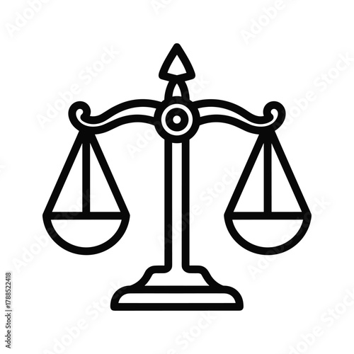 Scales of justice icon