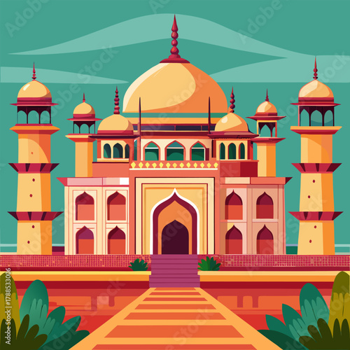 taj mahal agra india