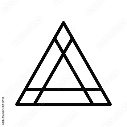 Line art illustration of a wine bottle paired with a plate of appetizers, symbolizing food and drink matching