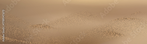 Golden dunes shimmering under the abstract light of endless horizons.