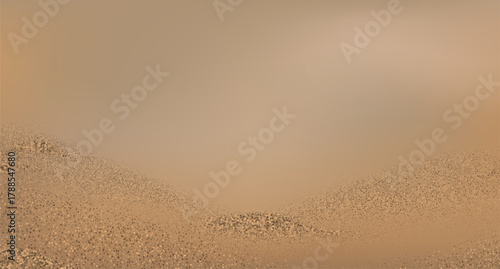 Flowing landscape of radiant sand ridges shaped by silent winds.