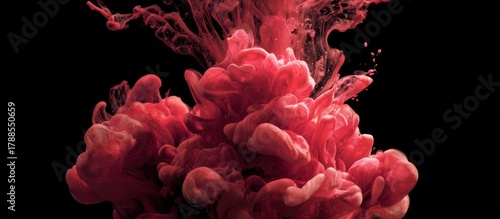 Red ink blooms