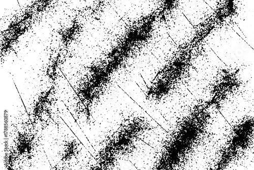 Grunge grainy texture black background