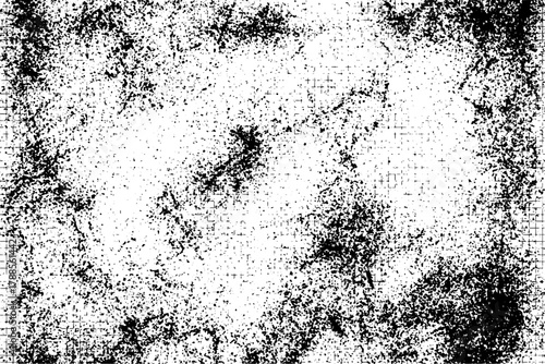 Grunge grainy texture black background