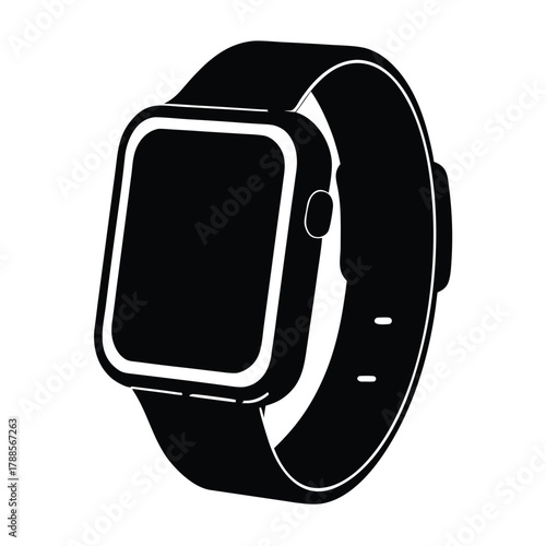 smart watch fitness tracker  on white