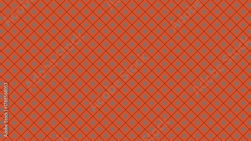 Repeating diamond pattern in warm terracotta and muted grey tones