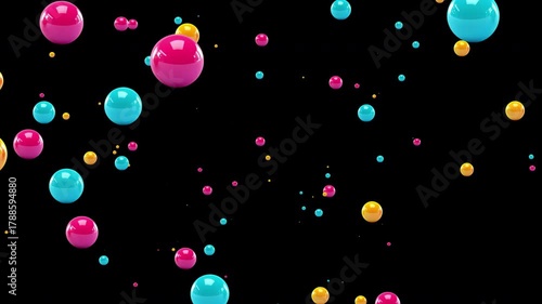 Ball colorful ,bubble celebration 