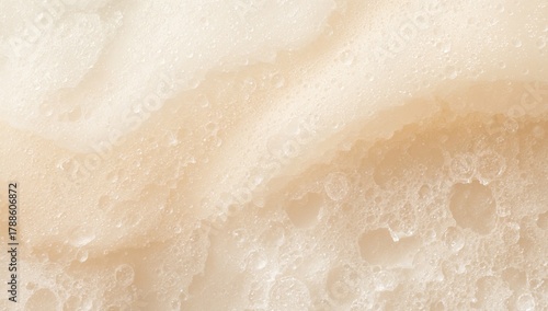 Bubbles and Light. A Study of Surface Tension and Subtlety in Beige and OffWhite Hues.