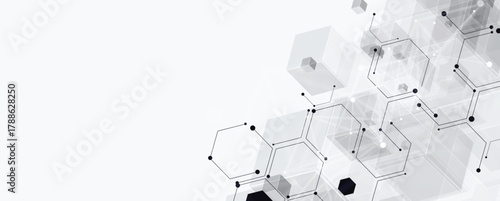 Technology concept background and network security