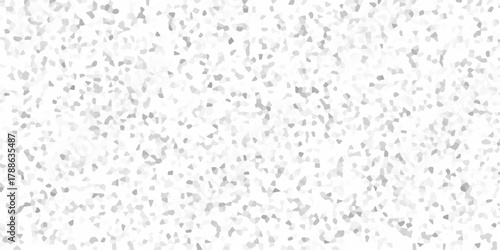 Quartz surface white for bathroom or kitchen countertop. Rock stone marble backdrop textured illustration. Abstract background featuring a mosaic pattern of gray tones with various shading. 