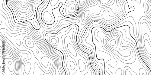 Abstract minimal The patter discovery vector topo map. creative discovery White wave grid stripe line map topography .Modern design with White background with topographic wavy pattern design.
