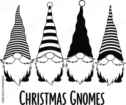 Charming Christmas Gnomes Festive Holiday Season Decorations