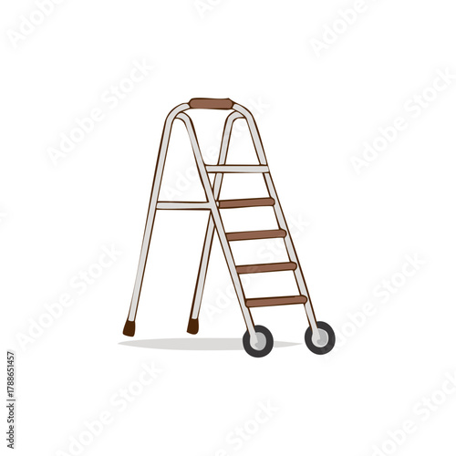 Wheeled Walker for Mobility Assistance and Stability in Daily Life