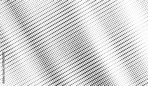Halftone background vector, abstract backdrop design with two tone pattern and copy space for edit your content