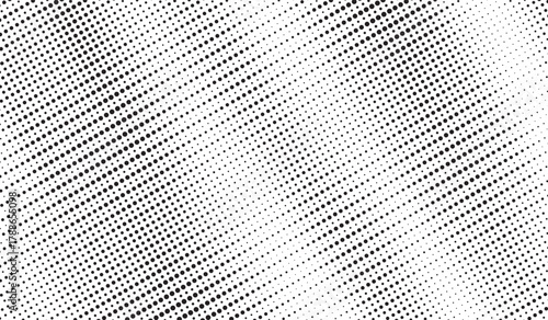 Halftone background vector, abstract backdrop design with two tone pattern and copy space for edit your content