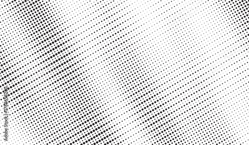 Halftone background vector, abstract backdrop design with two tone pattern and copy space for edit your content