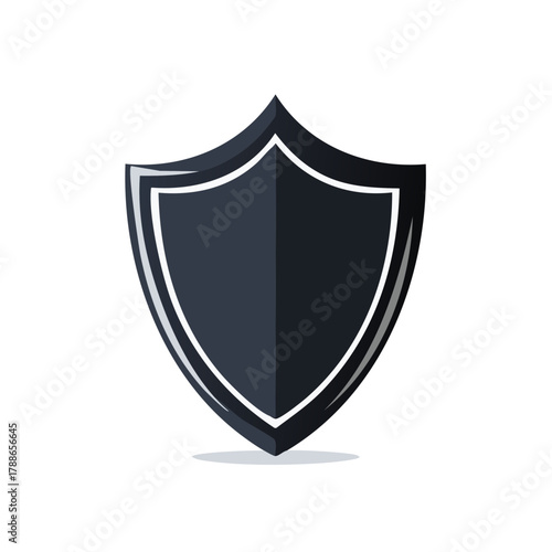 Free Download Modern Dark Shield Emblem Symbol Security Protection Icon - GFXLoad