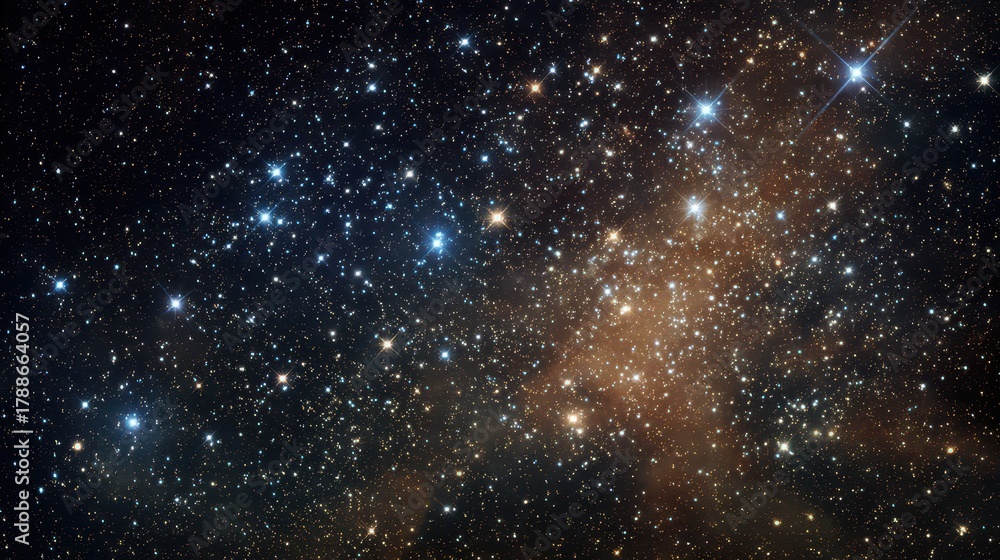 Obraz premium Stellar Treasure: A Cosmic Jewel of the Perseus Constellation Captured in Astrophotography