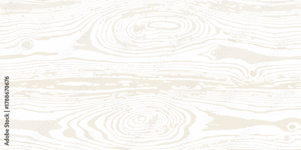 Seamless light wood grain texture background with natural knot patterns and organic lines