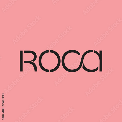 Roca Text  logo Adobe