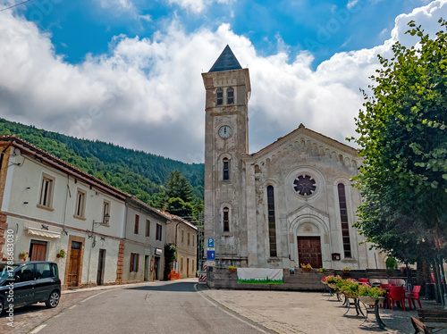 Church of San Michele Arcangelo in Bolognola Marche Italy