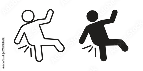 Accident icon, vector graphics collection. logotype graphic art design